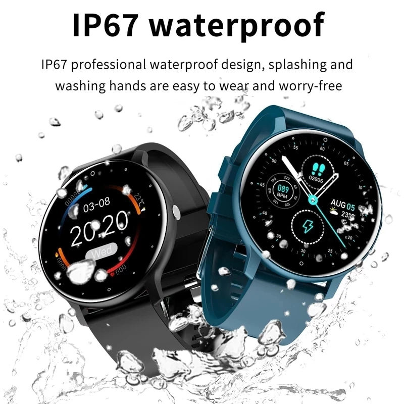 Smart Watch Men LIGE 2021; Full Touch Screen Sport Fitness Watch IP67 Waterproof with Bluetooth For Android & IOS smartwatch.