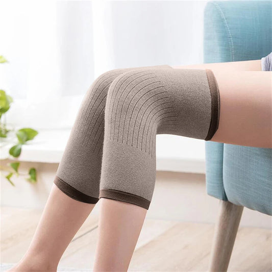 Cashmere Knee Warmer for Men, Women, Unisex - Winter Warmer Thermal Wool Knee Pads/Support/Brace for Cycling, Ski, Jogging, Running, Tennis, Sports, Knee Compression Sleeve.