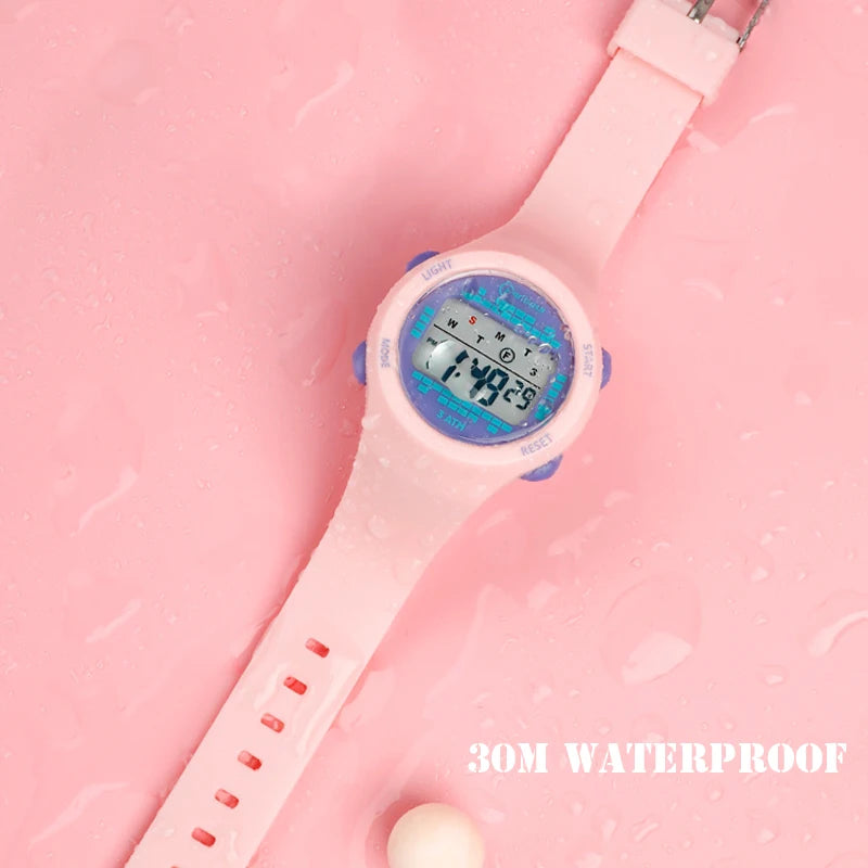 Smartwatch for Children's Boys Girls, Teenagers, Electronic Watch 30M Waterproof Multi functional Digital Gift, Perfect for Kids.